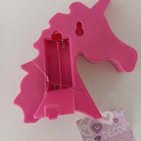 NEW Greenbriar Intl. Unicorn Decor Mini Light Standup Battery Operated Pink 3" - Picture 4 of 6